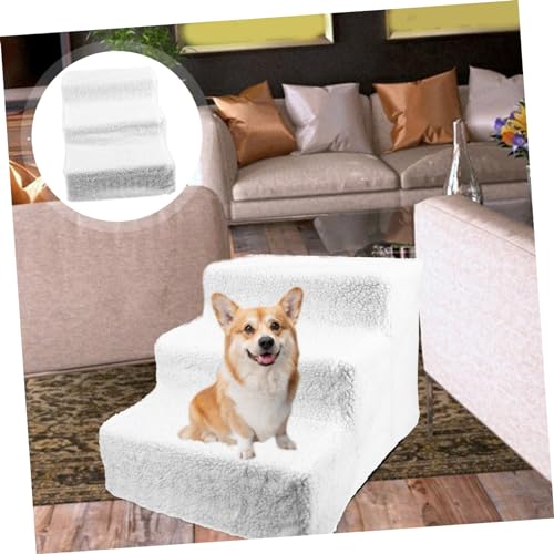JOINPAYA Kleine Haustiertreppe mit Rutschfester Oberfläche Langlebige Haustiertreppe für Sofa und Bett Sichere Hundetreppe für Welpen Katzen und Ältere Tiere mit JOINPAYA Kleine Haustiertreppe mit Rutschfester Oberfläche Langlebige Haustiertreppe für Sofa und Bett Sichere Hundetreppe für Welpen Katzen und Ältere Tiere mit von JOINPAYA