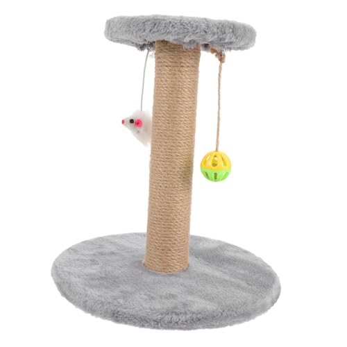 JOINPAYA Kleiner Sisal Kratzbaum Katzenklettergerüst Multifunktional Kratzstamm Indoor Katzenbaum Kletterposten für Kätzchen Kompakt und rutschfest JOINPAYA Kleiner Sisal Kratzbaum Katzenklettergerüst Multifunktional Kratzstamm Indoor Katzenbaum Kletterposten für Kätzchen Kompakt und rutschfest von JOINPAYA