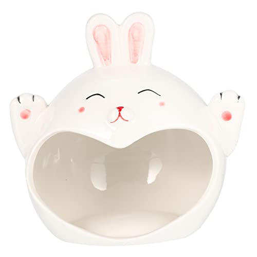JOINPAYA Keramik Hamster Haus Schlafnest Cartoon Tier Design Für Hamster Oder Andere Kleine Haustiere Sicher Und Bequem Leicht Zu Reinigen Als Rückzugsort Und Dekoration von JOINPAYA
