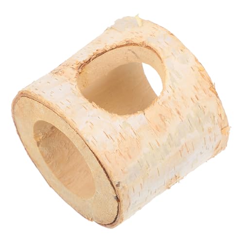 JOINPAYA Kleines Tierheim Tunnel aus Holz für Hamster und Meerschweinchen Versteckspielzeug mit Natürlichem Design für Käfig Dekoration und für Kleine Nagetiere JOINPAYA Kleines Tierheim Tunnel aus Holz für Hamster und Meerschweinchen Versteckspielzeug mit Natürlichem Design für Käfig Dekoration und für Kleine Nagetiere von JOINPAYA
