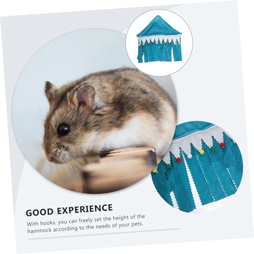 JOINPAYA Kleintier Eckversteck aus Leichtem Filz Faltbares Hamster und Meerschweinchen Häuschen Vielseitig als Hängematte und Zelt Nutzbar Einfach zu Montieren für Kaninchen Frettchen und von JOINPAYA