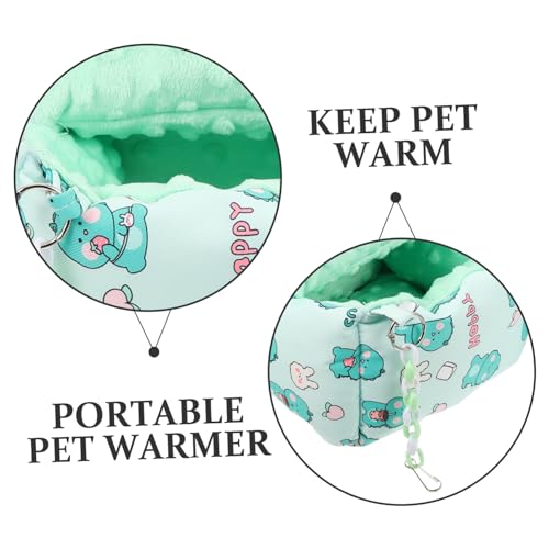 JOINPAYA Kleintier Schlafhaus Warmes Hamster Kuschelnest Hängendes Nistbett für Kaninchen Chinchilla Zuckergleiter Squirrel Haustierbett Winterfest und Bequem von JOINPAYA
