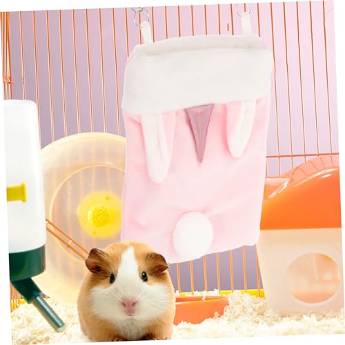 JOINPAYA Kleintier Schlafsack Hängematte aus Atmungsaktivem Baumwollstoff Sicheres Nagetierbett für Hamster Ratten Chinchillas und Meerschweinchen Kleines Rosa Modell für Behagliches und JOINPAYA Kleintier Schlafsack Hängematte aus Atmungsaktivem Baumwollstoff Sicheres Nagetierbett für Hamster Ratten Chinchillas und Meerschweinchen Kleines Rosa Modell für Behagliches und von JOINPAYA