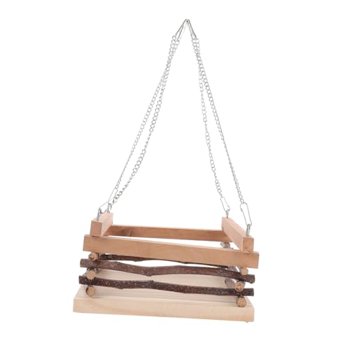 JOINPAYA Kleintier hängematte aus Natürlichem Holz Kleines Hamster schaukelspielzeug Sicherer Rückzugsort für Meerschweinchen Chinchilla und Ratten Ausruhen JOINPAYA Kleintier hängematte aus Natürlichem Holz Kleines Hamster schaukelspielzeug Sicherer Rückzugsort für Meerschweinchen Chinchilla und Ratten Ausruhen von JOINPAYA