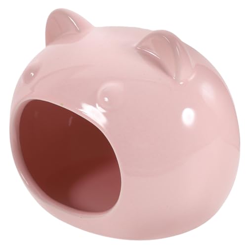 JOINPAYA Keramik Hamsterversteck für Kleine Haustiere Häuschen für Hamster Meerschweinchen und Igel Leicht zu Reinigen Dekorativ und Tragbar Sicheres Schlafhaus für Kleintiere von JOINPAYA
