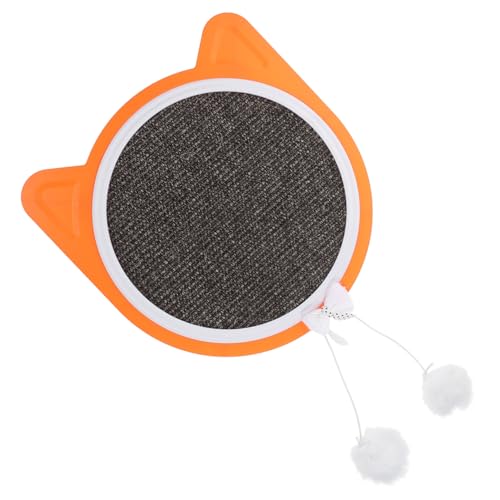 JOINPAYA Kratzbrett Katze Cartoon Kopf Sisalmatte Kratzschutz Möbel Schoner Kratzspielzeug Katzen Training Schlafmatte Haustier Zubehör Zufällige Farbe Zufällige Farbe von JOINPAYA