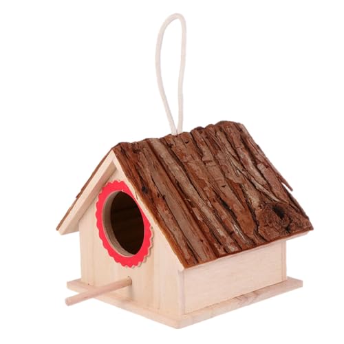JOINPAYA Kreatives Hölzernes Vogelhaus Handgefertigtes Nest für Kleine Design für Garten und Outdoor Dekoration für Nistplätze und Vogelzucht JOINPAYA Kreatives Hölzernes Vogelhaus Handgefertigtes Nest für Kleine Design für Garten und Outdoor Dekoration für Nistplätze und Vogelzucht von JOINPAYA
