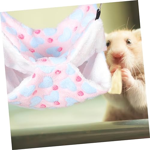 JOINPAYA Kuscheliger Hamster Hängematte mit Doppellagigem Futter Atmungsaktiv und Bequem Vielseitig für Kleine Haustiere Wie Meerschweinchen Ratten und Chinchillas Sichere Lint Materialien von JOINPAYA