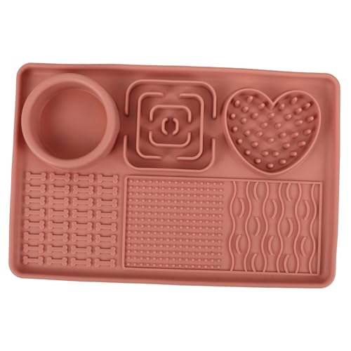 JOINPAYA Licking Mat für Hunde und Katzen rutschfeste Fressmatte mit Saugnapf Fördert Langsames Fressen Verbessert die Verdauung Wiederverwendbare Lickmatte für Haustierpflege von JOINPAYA