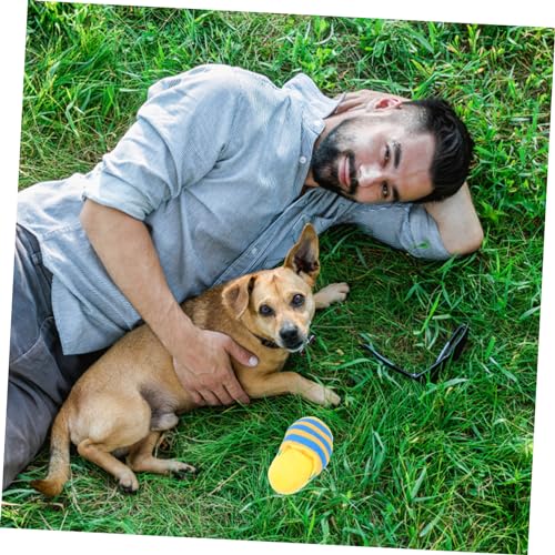 JOINPAYA Lustiges Hundekauspielzeug Plüsch Quietschend Slipper Design Robust und Sicher Welpen Kauspielzeug zur Zahnpflege und Beschäftigung für Kleine und Mittlere Hunde JOINPAYA Lustiges Hundekauspielzeug Plüsch Quietschend Slipper Design Robust und Sicher Welpen Kauspielzeug zur Zahnpflege und Beschäftigung für Kleine und Mittlere Hunde von JOINPAYA