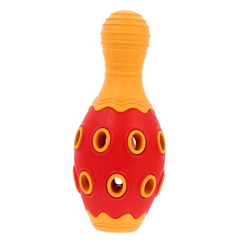 JOINPAYA Mahlkugel Robustes Quietschendes Hundespielzeug Welpenzahnen Beißspielzeug Welpe Kauspielzeug Für Welpen Leckerli- Für Hunde Ball Zähne Hundespielzeug Quietscht Gummi von JOINPAYA