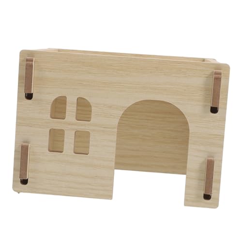 JOINPAYA Massive Holzvilla Rennmaus-Nest Hamsterversteck für Kleintiere Hamsterhäuser und Verstecke Meerschweinchenhaus aus Holz Hamsterhaus Hasenversteck hölzern JOINPAYA Massive Holzvilla Rennmaus-Nest Hamsterversteck für Kleintiere Hamsterhäuser und Verstecke Meerschweinchenhaus aus Holz Hamsterhaus Hasenversteck hölzern von JOINPAYA