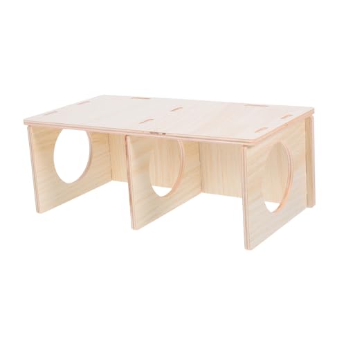 JOINPAYA Mehrkammer Holz hamsterhaus aus Massivem Holz mit Abnehmbarem DIY Tunnel Mehrräumige Versteckmöglichkeit für Hamster und Kleine Haustiere Sichere Natürliche Rückzugsoase JOINPAYA Mehrkammer Holz hamsterhaus aus Massivem Holz mit Abnehmbarem DIY Tunnel Mehrräumige Versteckmöglichkeit für Hamster und Kleine Haustiere Sichere Natürliche Rückzugsoase von JOINPAYA