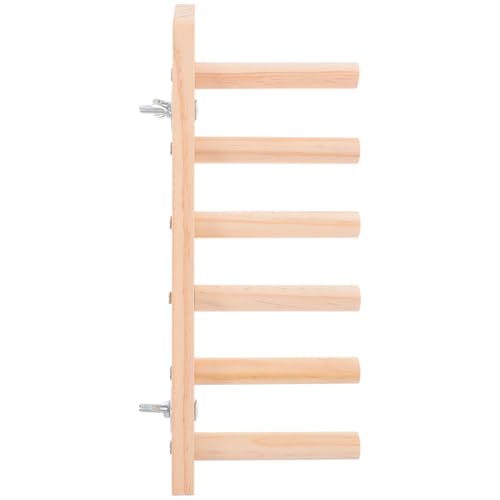 JOINPAYA Mehrstufige Katzentreppe aus Holz Wandmontiertes Katzenklettergerüst Spielplattform Indoor Outdoor Möbel 6-Stufige Leiter für von JOINPAYA