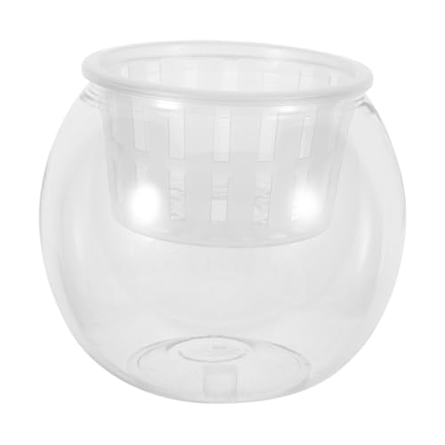 JOINPAYA Mikrolandschafts-Aquarium Schreibtisch-Aquarium Ausbreitungsstationen Betta-schüssel Aus Kunststoff Tischaquarium Klare Pflanzschale Fisch-terrarienschale Das Haustier Transparent von JOINPAYA