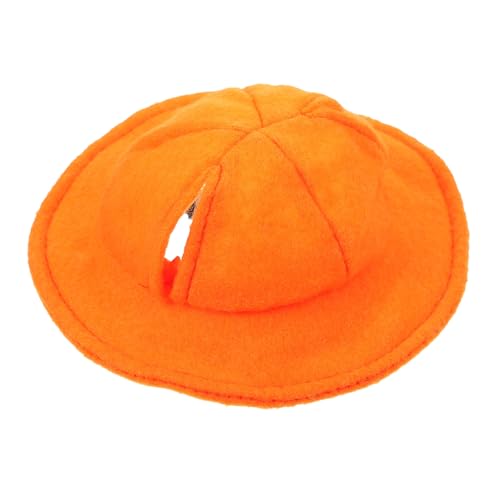 JOINPAYA Mini Haustier Filzhut Orange Weicher Kopfschutz Tierkostüm Accessoire für Kaninchen Hamster Mäuse Chinchilla Party Dekoration von JOINPAYA