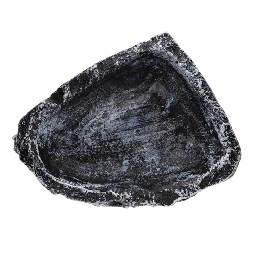 JOINPAYA Multifunktionale Reptilien Wasserschale und Futterschale Robuster Napf aus Hochwertigem Resin für Schildkröten Eidechsen Geckos und Schlangen im Terrarium Sicher und für Bequeme von JOINPAYA