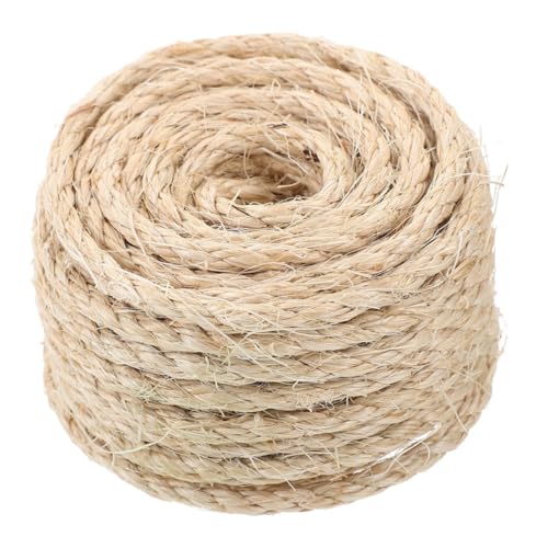 JOINPAYA Natürliche Sisal Kratzseil Robustes Zuschneidbares Katzenspielzeug Kratzbaum Ersatzseil für Kratzbrett Möbel und Kratzschutz Flexible DIY Katzenzubehör Schnur JOINPAYA Natürliche Sisal Kratzseil Robustes Zuschneidbares Katzenspielzeug Kratzbaum Ersatzseil für Kratzbrett Möbel und Kratzschutz Flexible DIY Katzenzubehör Schnur von JOINPAYA
