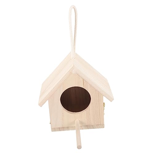 JOINPAYA Nistkasten aus Holz für Sittiche Wetterfestes Vogelhaus zur Zucht und Aufzucht und Sicher für Garten und Veranda Schützt Wind und Raubtieren JOINPAYA Nistkasten aus Holz für Sittiche Wetterfestes Vogelhaus zur Zucht und Aufzucht und Sicher für Garten und Veranda Schützt Wind und Raubtieren von JOINPAYA