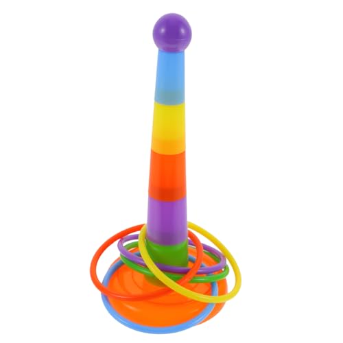 JOINPAYA Interaktives Ringwurfspielzeug Für Papageien Bildungs-Spielzeug Aus Sicherem Material Fördert Spaß Und Bewegung Für Kleine Vögel Zufällige Farben von JOINPAYA