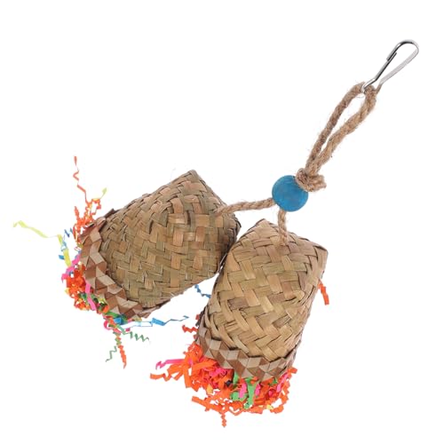 JOINPAYA Parrot Shredding Toy Palmblatt Hängendes Kau Und Spielzeug Für Papageien Sicheres Und Unterhaltsames Beschäftigungsspielzeug Für Vögel Für Sittiche Und Andere Kleine von JOINPAYA