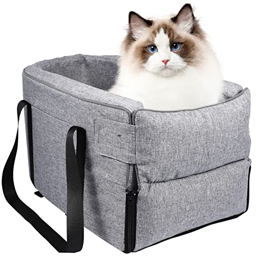 JOINPAYA Pet Autositz mit Handgriffen Haustier Booster Sitz für Mittelkonsole Komfortabler Reisesitz für Stabiler und Sicherer Haustierversorgung für Auto Faltbare Tragetasche JOINPAYA Pet Autositz mit Handgriffen Haustier Booster Sitz für Mittelkonsole Komfortabler Reisesitz für Stabiler und Sicherer Haustierversorgung für Auto Faltbare Tragetasche von JOINPAYA