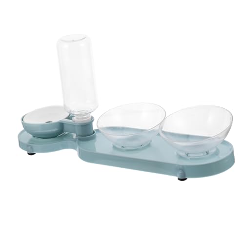 JOINPAYA Pet Cat Feeder Wasserschale Schüsseln Dual Doppelt Futterspender Wasserspender Für Katzen Katzenfutterschale Haustier Automatisch Wasserflasche Blue Sockel: Kunststoff JOINPAYA Pet Cat Feeder Wasserschale Schüsseln Dual Doppelt Futterspender Wasserspender Für Katzen Katzenfutterschale Haustier Automatisch Wasserflasche Blue Sockel: Kunststoff von JOINPAYA