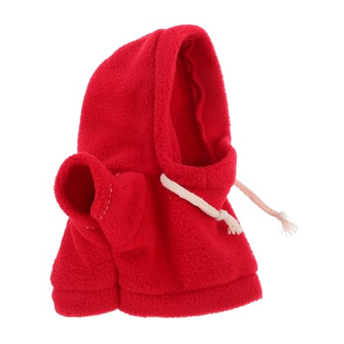 JOINPAYA Plüschbärenkleidung Katzenpullover Weihnachtspuppenkleidung Strickjacke Für Hunde Hundekleidung Gestreifter Hundepullover Kleidung Für Spielzeugbären Plüschtierkleidung Rot Stoff von JOINPAYA