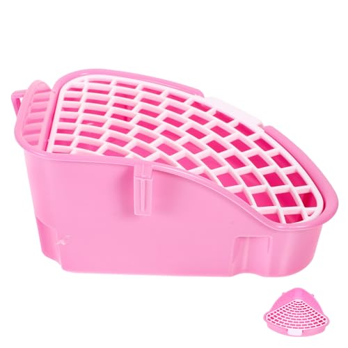 JOINPAYA Rabbit Ecktoilette für Kaninchen und Kleintiere Langlebiges Material Hygienische Toilettenbox für Chinchilla Meerschweinchen Hamster Fördert Saubere Gewohnheiten im Wohnraum und von JOINPAYA