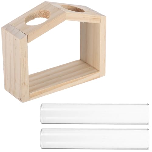 JOINPAYA Reagenzglas-Hydrokulturvase Blumenwasserrohre Badezimmervase Blumenwasserröhrchen Reagenzgläser für Pflanzen Ausbreitungsröhren Reagenzglas Blumenhalter Holz JOINPAYA Reagenzglas-Hydrokulturvase Blumenwasserrohre Badezimmervase Blumenwasserröhrchen Reagenzgläser für Pflanzen Ausbreitungsröhren Reagenzglas Blumenhalter Holz von JOINPAYA