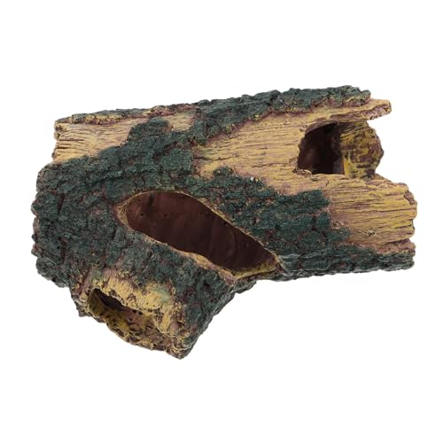 JOINPAYA Realistischer Aquarium Baumstamm Höhle aus Resin Versteck und Kletterhöhle für Betta Fische Garnelen und Reptilien Natürliche Dekoration für Fisch Terrarienbecken Aquarium JOINPAYA Realistischer Aquarium Baumstamm Höhle aus Resin Versteck und Kletterhöhle für Betta Fische Garnelen und Reptilien Natürliche Dekoration für Fisch Terrarienbecken Aquarium von JOINPAYA