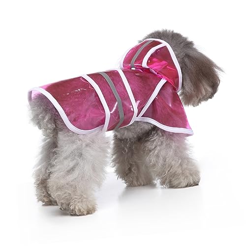 JOINPAYA Regenmantel Für Große Hunde Regenmantel Mit Kapuze Hundekleidung Welpenmantel Wasserdichter Hundemantel Hundeoutfits Hundemäntel Regenmantel Für Mittelgroße Hunde von JOINPAYA