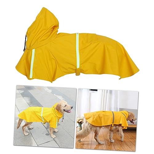 JOINPAYA Regenmantel Mit Reflektierendem Streifen Wasserdichter Regenhoodie Für Welpen XL Haustiere Bei Nassem Und Sorgt Für Sichtbarkeit JOINPAYA Regenmantel Mit Reflektierendem Streifen Wasserdichter Regenhoodie Für Welpen XL Haustiere Bei Nassem Und Sorgt Für Sichtbarkeit von JOINPAYA
