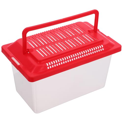 JOINPAYA Reptil Transportbox für Schildkröten und Fische Transparente Aufzuchtbox mit Einzigartigem Deckel zur Futter und Wasserzufuhr Zufällige Farbauswahl JOINPAYA Reptil Transportbox für Schildkröten und Fische Transparente Aufzuchtbox mit Einzigartigem Deckel zur Futter und Wasserzufuhr Zufällige Farbauswahl von JOINPAYA