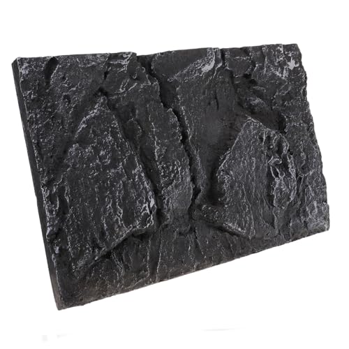 JOINPAYA Reptilien Terrarium Dekorplatte Hintergrund aus PU Material für Aquarien Langlebige Fade Resistente Steinoptik für Ansprechende Gestaltung Ihres Reptilienkäfigs von JOINPAYA