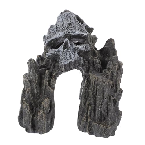 JOINPAYA Resin Aquarium Dekoration Skull Höhle Langlebig Farbecht Unterwasser Höhlenversteck Einfach Installierbar für Fischbecken und Aquarienlandschaft JOINPAYA Resin Aquarium Dekoration Skull Höhle Langlebig Farbecht Unterwasser Höhlenversteck Einfach Installierbar für Fischbecken und Aquarienlandschaft von JOINPAYA