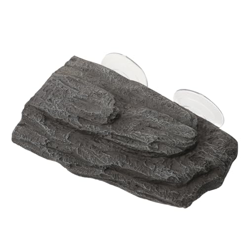 JOINPAYA Resin Schildkröten Sonnenplatz mit Saugnapf Stabile Reptilien Plattform Dekorative Kletterterrasse für Aquarium und Terrarium Verformungsbeständig als Ruhe und von JOINPAYA