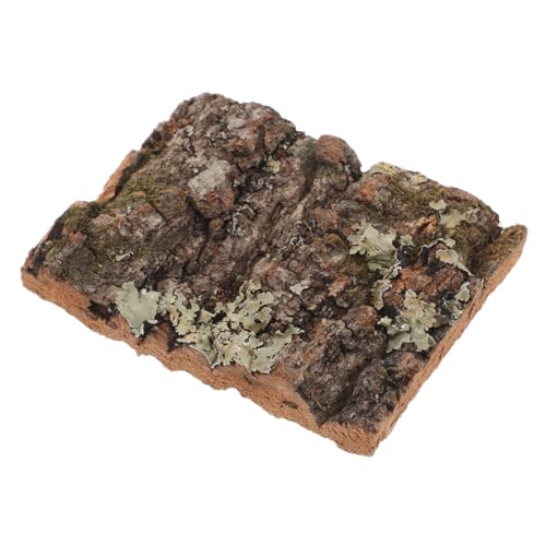 JOINPAYA Rinde Dekoration Reptilien Habitat Korkbaum Rinde Fischglas Dekoration Kork Dekoration Innen Korkplatten Terrarium Reptilienbaumrinde Reptilienhintergrund für Terrarium Dark Brown von JOINPAYA