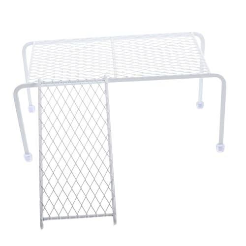 JOINPAYA Rutin Hühnchen Spielplatz Metallregal Holzleiter Tierzubehör für Rutin Hühnchen Fördert Bewegung Balance für Kleine Haustiere und Vögel von JOINPAYA