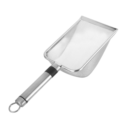 JOINPAYA Schaufel Für Katzenstreu Mesh-streuschaufel Scoop Schaufeln Sichter Wurf Sichtung Schwer Bußgeld Sieben Abfallschaufel Metall Müllschaufel Rostfreier Stahl Silver JOINPAYA Schaufel Für Katzenstreu Mesh-streuschaufel Scoop Schaufeln Sichter Wurf Sichtung Schwer Bußgeld Sieben Abfallschaufel Metall Müllschaufel Rostfreier Stahl Silver von JOINPAYA