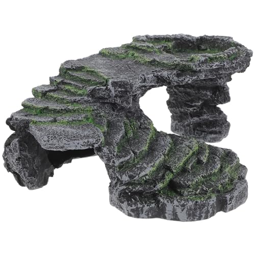 JOINPAYA Schildkrötenplattform für Aquarium Basking Rampe mit Gecko Versteck zu Installieren Dekorative Reptilienzubehör für Schildkrötengehege Natürliche JOINPAYA Schildkrötenplattform für Aquarium Basking Rampe mit Gecko Versteck zu Installieren Dekorative Reptilienzubehör für Schildkrötengehege Natürliche von JOINPAYA