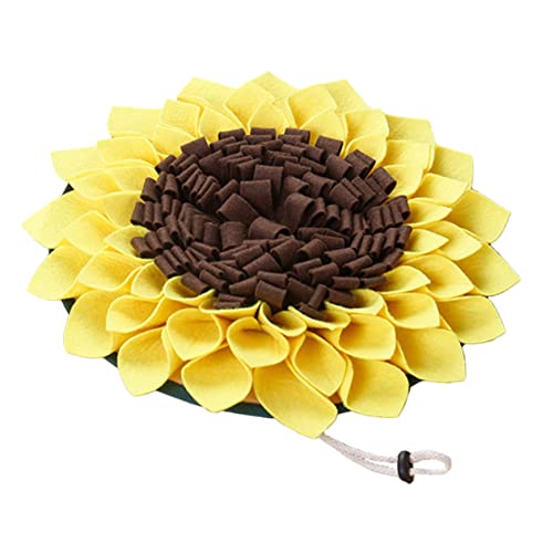 JOINPAYA Schnüffelmatte für Langsames Fressen Kreatives Sonnenblumen Design Tragbar für Welpen Training Fördert die Futtersuche und Hilft Beim JOINPAYA Schnüffelmatte für Langsames Fressen Kreatives Sonnenblumen Design Tragbar für Welpen Training Fördert die Futtersuche und Hilft Beim von JOINPAYA