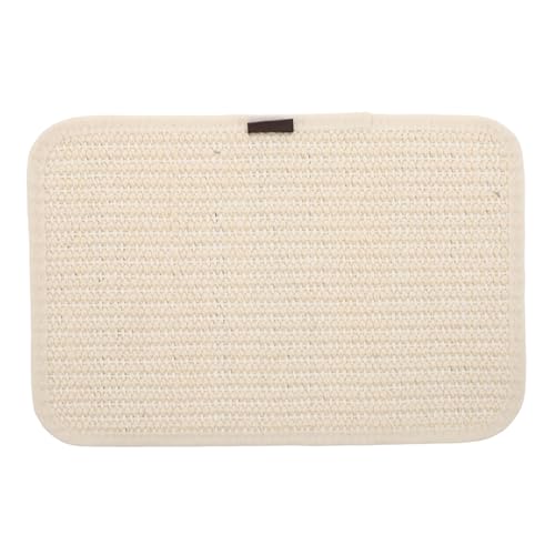 JOINPAYA Sisal Katzen Griff Katzenkratzer Für Drinnen Kratzbrett Für Katzen Sisal-kratzunterlage Katzenkratzschild Katze Sisalmatte Katzenkratzen Möbel Beige von JOINPAYA