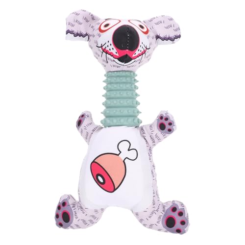JOINPAYA Sound Haustierspielzeug Zahnen Unzerstörbares Hundespielzeug Kau Quietschspielzeug Kleines Welpenspielzeug Hundespielzeug Cartoon Förmiger Hund Für Hunde Kleines von JOINPAYA