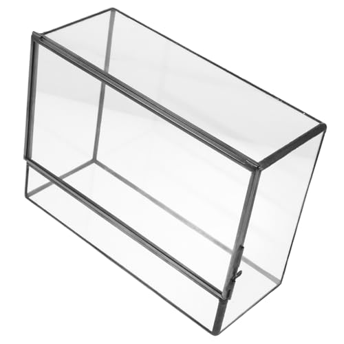 JOINPAYA Terrarium Behälter Handgefertigtes Geometrisches Design Ökosystem für Pflanzen und Moos für Tischdekoration Klarglas Pflanzenhalter für Innenräume von JOINPAYA