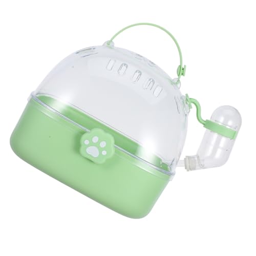 JOINPAYA Tragbare Hamster Transportbox aus Abs Robuster Kleintierkäfig mit Wasserflasche Sicherer Verschluss Geräumig und Vielseitig für Kaninchen Meerschweinchen Chinchilla und Igel für von JOINPAYA