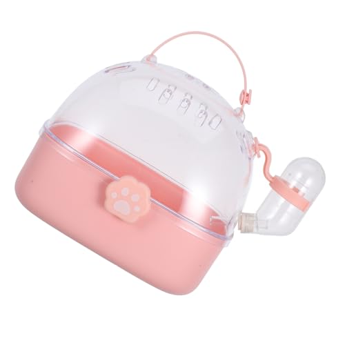 JOINPAYA Tragbare Kleintiertransportbox für Hamster Mäuse Kaninchen und Vögel für Reisen mit Wasserflasche Einfache und Vielseitige Nutzung von JOINPAYA