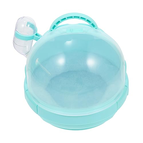 JOINPAYA Tragbarer Hamster Trägerkäfig für Kleine Haustiere Outdoor Käfig mit Atmungsaktiver Matte und Trinkflasche für Hamster Chinchillas und Zuckergleiter von JOINPAYA
