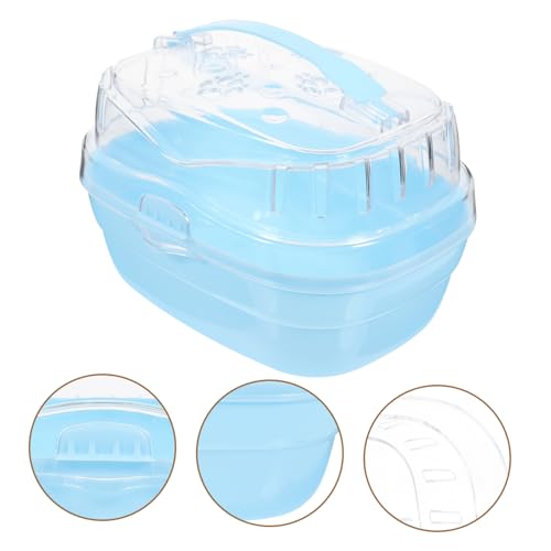 JOINPAYA Reisekäfig Für Hamster Aus Pp-Material Tragbarer Hamsterbehälter Kleiner Hamsterkäfig Durchsichtige Hamsterbox Hamster-transportbox Für Kleintiere von JOINPAYA