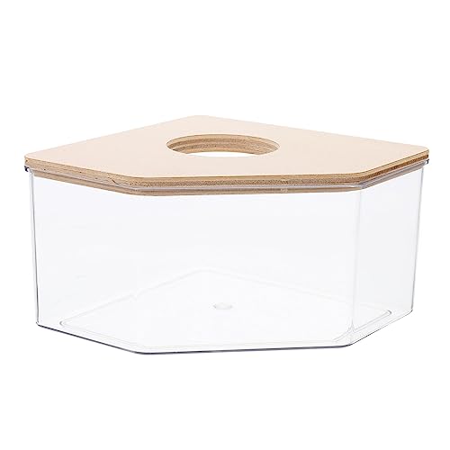 JOINPAYA Transparente Hamster Sandbadewanne Holzboden Multifunktionale Badewanne und Toilette für Hamster Chinchillas und Kleine Haustiere Geruchsfrei Leicht zu Reinigen Wiederverwendbar JOINPAYA Transparente Hamster Sandbadewanne Holzboden Multifunktionale Badewanne und Toilette für Hamster Chinchillas und Kleine Haustiere Geruchsfrei Leicht zu Reinigen Wiederverwendbar von JOINPAYA